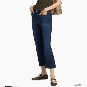 Frame Denim Le Crop Mini Boot Jeans Dark Indigo - like new